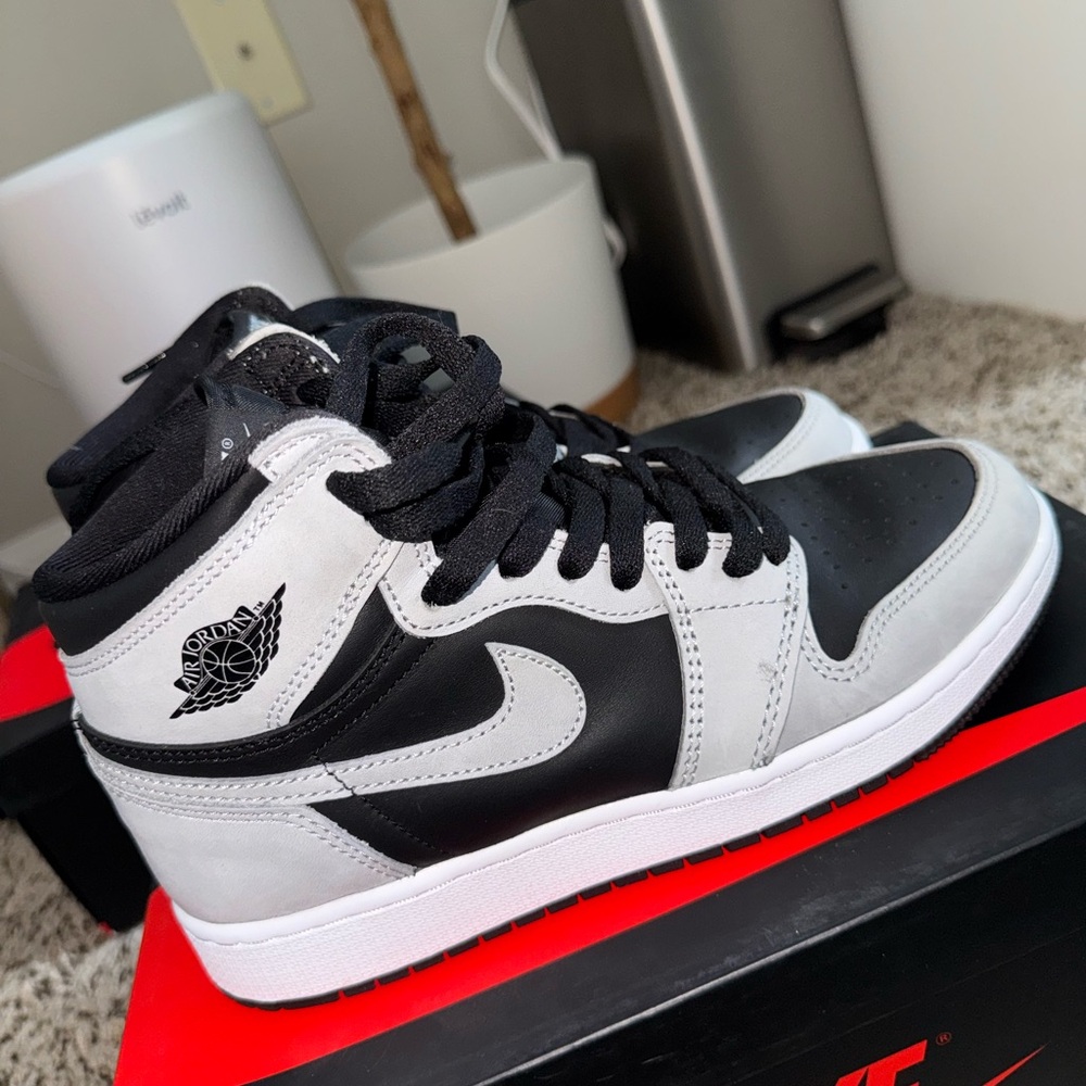 Nike Air Jordan 1 High Retro Black and Smoke Grey